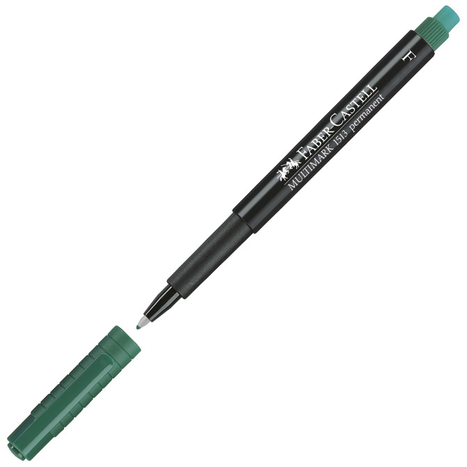 Marker permanentni 0,6 mm Multimark Faber-Castell 151363 zeleni