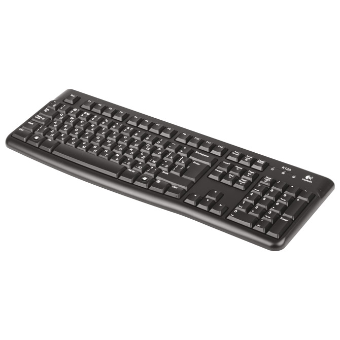 Tipkovnica USB K120 Logitech crna