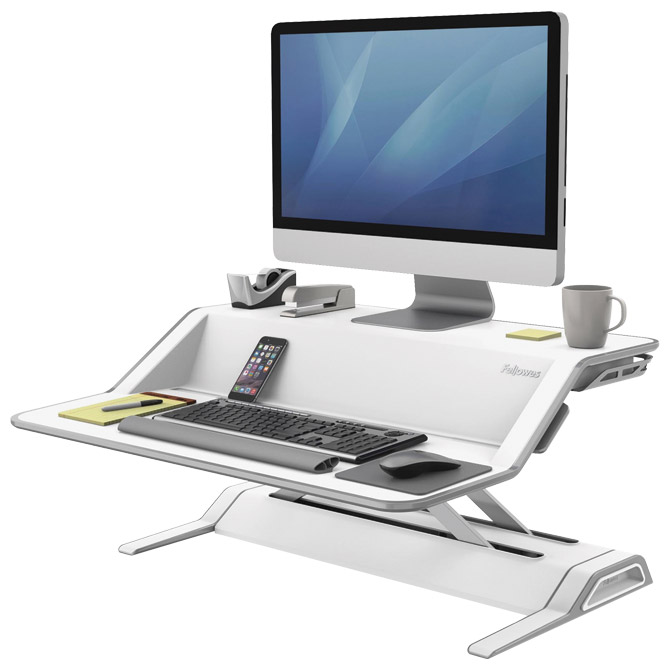 Stalak za monitor i tipkovnicu Lotus Fellowes 0009901 bijeli