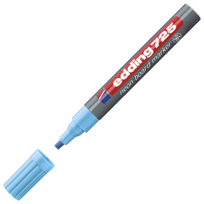 Marker neon za tamnu ploču 2-5mm Edding 725 plavi!!