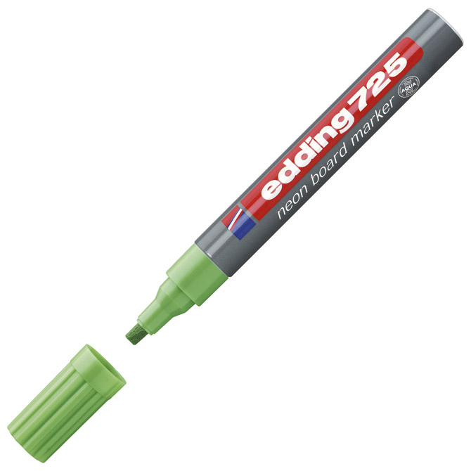Marker neon za tamnu ploču 2-5 mm Edding 725 zeleni!!