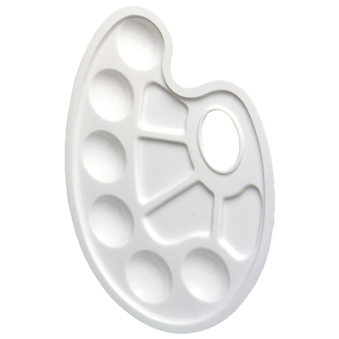Paleta slikarska ovalna-10 posudica Herlitz 8643033 (300010391) blister