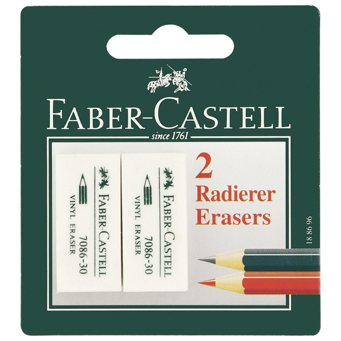Gumica sintetička 7086-30 pk2 Faber Castell 188696 blister!!