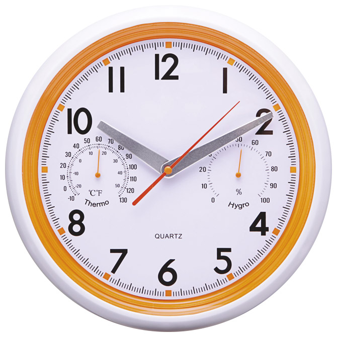 Sat zidni fi-30,5cm Oracle Unilux 400032214 narančasti!!