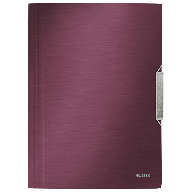 Fascikl klapna s gumicom pp A4 Style Leitz 39770028 bordo