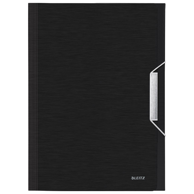 Mapa za kućni budžet  6 pregrada s gumicom pp Style Leitz 39570094 crna