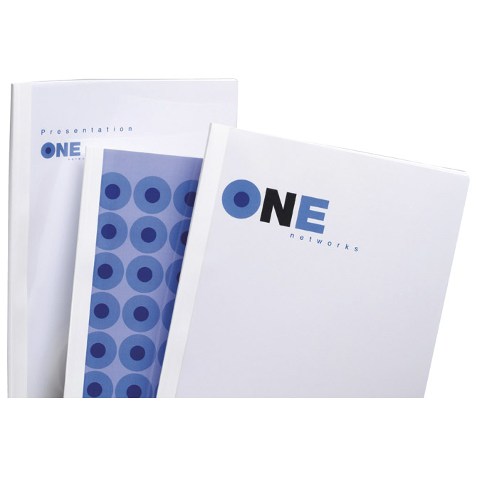 Korice za termo uvez  4 mm 220g sjajne A4 pk100 GBC TC080470 bijele!!