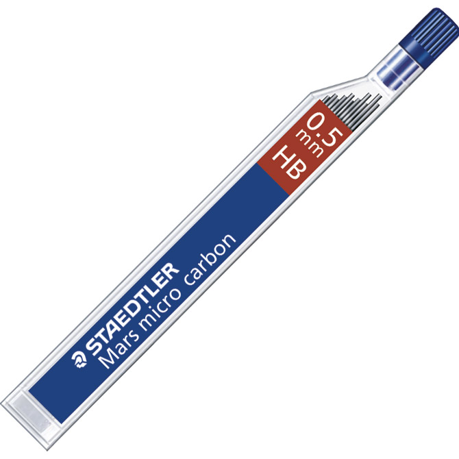 Mine 0,5 mm HB 1tuba Mars micro carbon Staedtler 250 05-HB