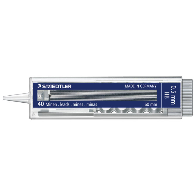 Mine 0,5 mm HB 1tuba/40mina Mars micro carbon Staedtler 255 05-HB