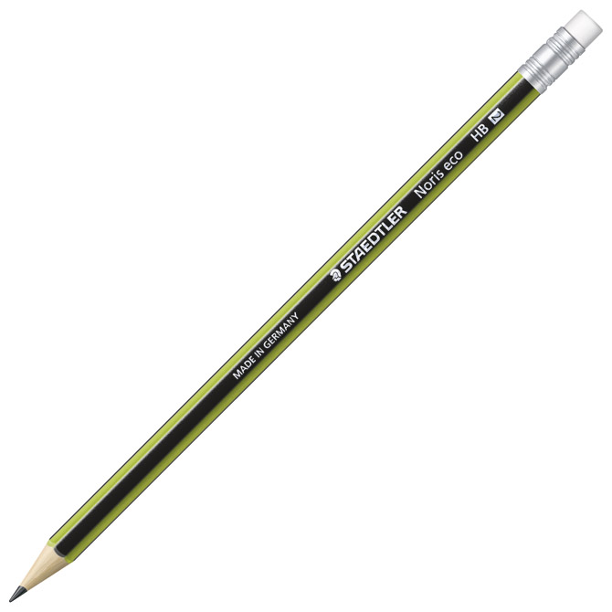 Olovka grafitna HB s gumicom Noris Eco Staedtler 182 30-HB!!