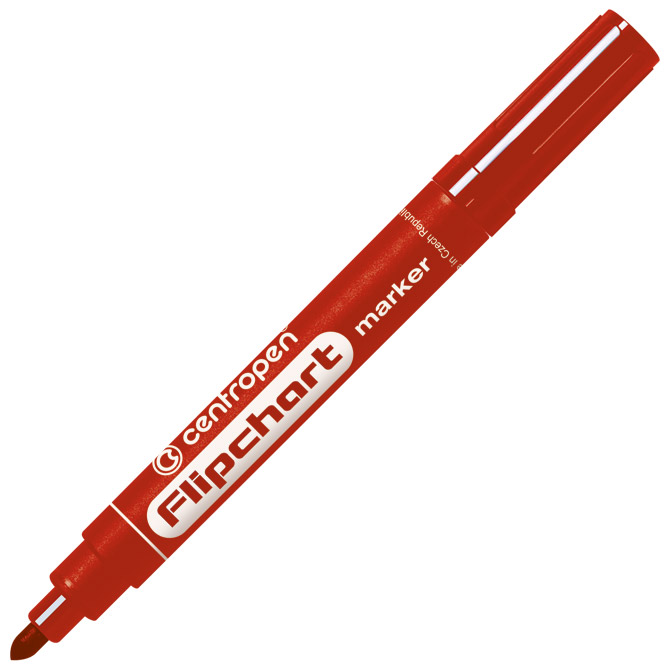 Marker Flipchart 2,5mm Centropen 8550-04 crveni!!