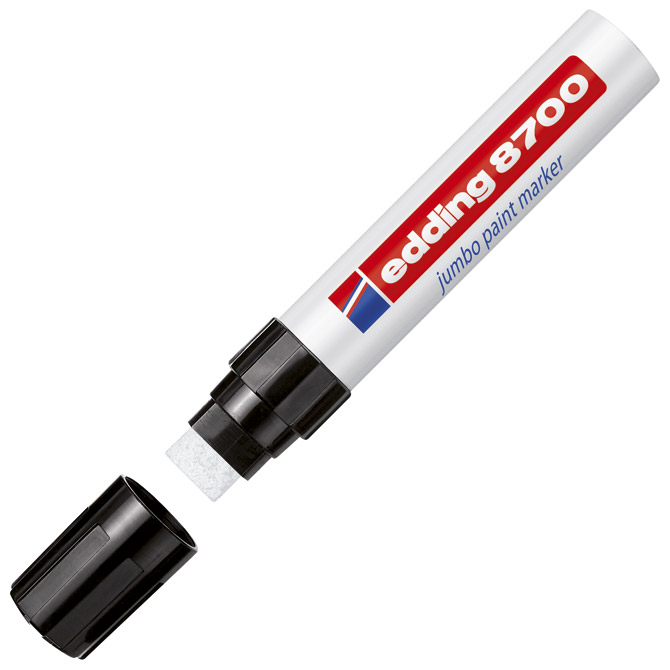Marker permanentni hobi 5-18mm Edding 8700 bijeli!!
