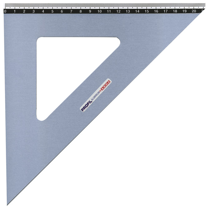 Trokut aluminijski 31 cm 45° Arda 18032
