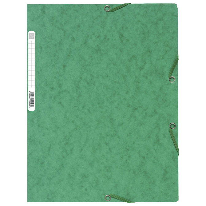 Fascikl klapna s gumicom chartreuse A4 Exacompta 55503E zeleni