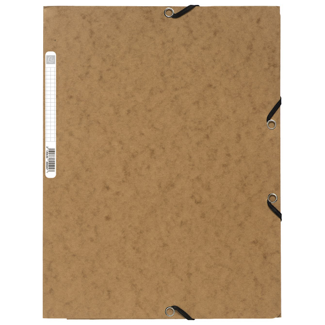 Fascikl klapna s gumicom chartreuse A4 Exacompta 55524E svijetlosmeđi