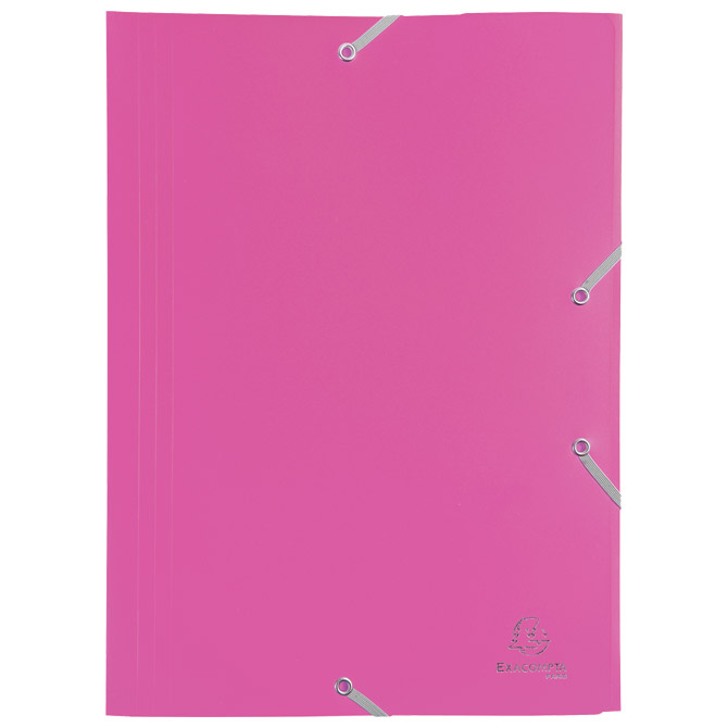 Fascikl klapa s gumicom pp A4 Exacompta 55920E ciklama