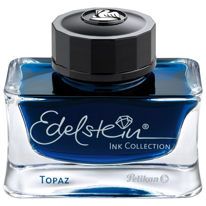 Tinta za nalivpero bočica 50 ml Edelstein Pelikan 339382 topaz