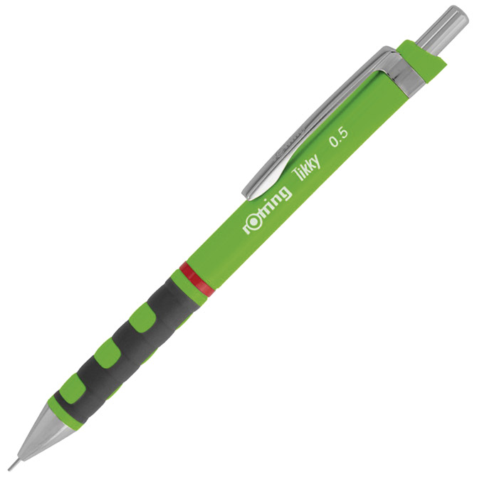Olovka tehnička 0,5mm grip Tikky lll Rotring fluorescentno zelena!!