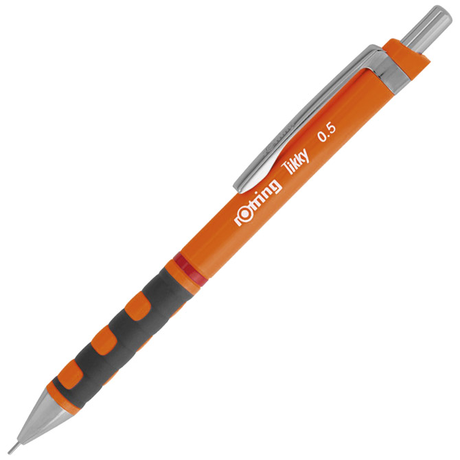 Olovka tehnička 0,5mm grip Tikky lll Rotring fluorescentno narančasta!!