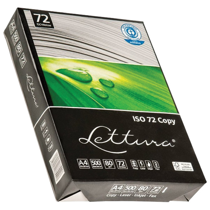 Papir ILK Lettura Office 72 A4 80g reciklirani pk500!!