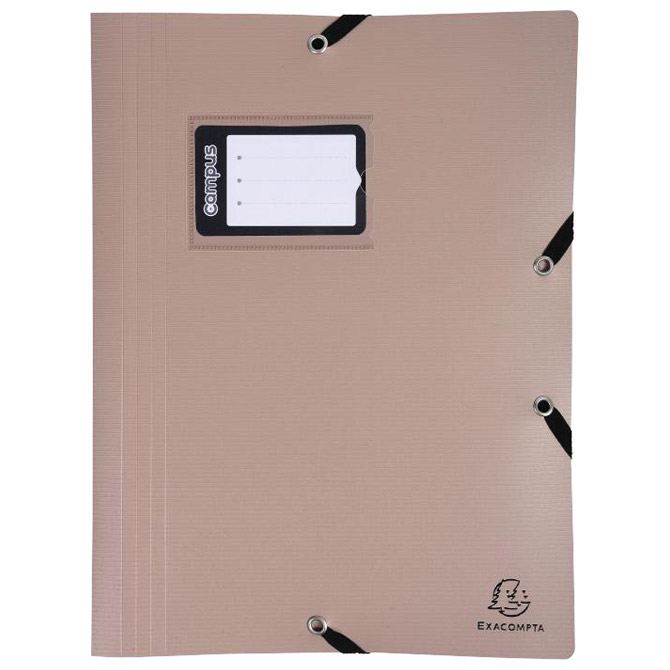 Fascikl klapa s gumicom pp Campus Metal Exacompta 55562E pastel sortirano!!