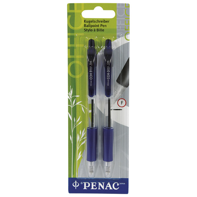 Olovka kemijska grip pk2 CCH-3 Penac BA3001-BC2 plava blister!!