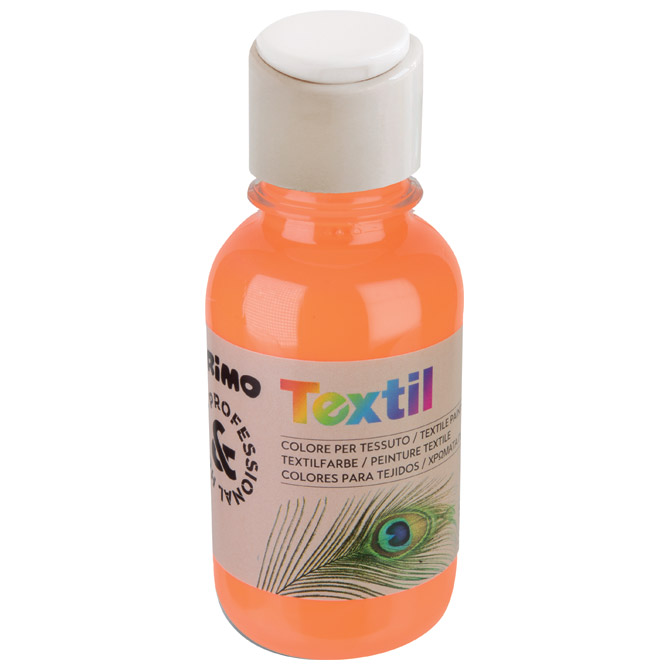 Boja tempera za tekstil 125ml Primo 410TXF125250 fluorescentno narančasta