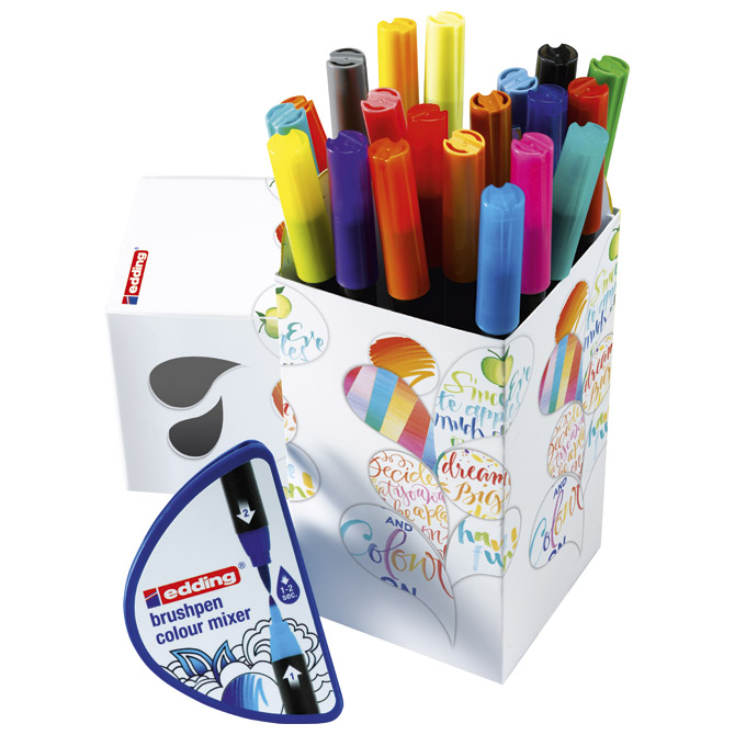 Set za bojanje brushpen pk20 Happy Box Edding!!