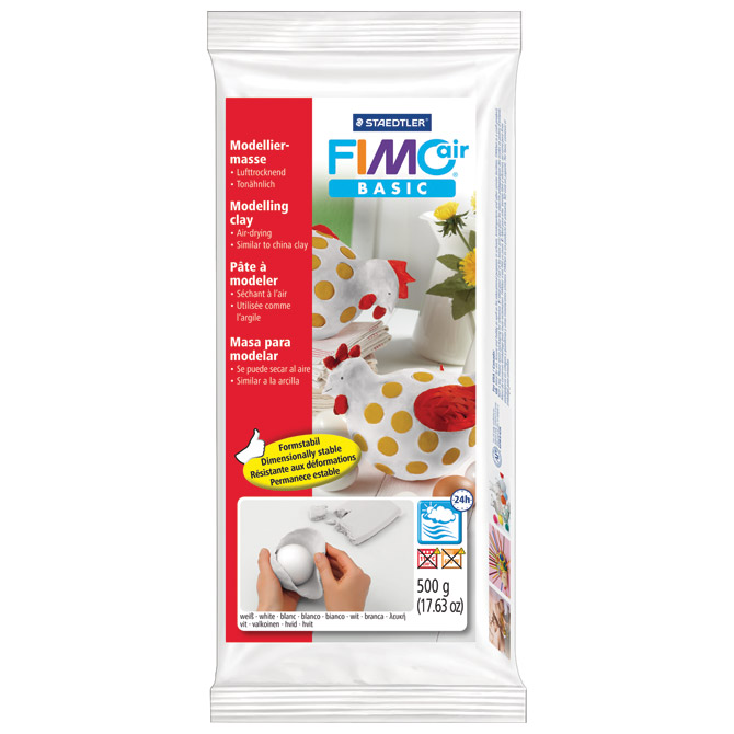 Glinamol 0,5 kg Fimo Air Basic Staedtler 8100-0 bijeli