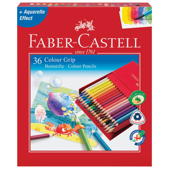 Boje drvene  36boja Grip 2001 Faber Castell 112436