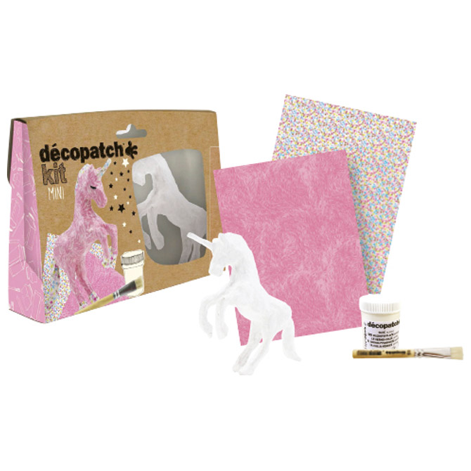 Set za Decopatch (tehniku ukrašavanja) jednorog Clairefontaine KIT009O!!