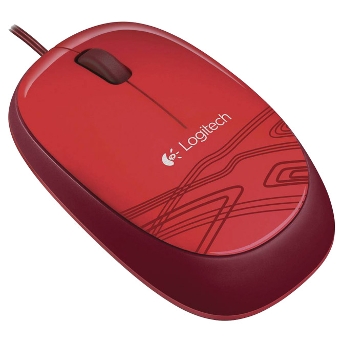 Miš usb 3tipke optički žični M105 Logitech crveni blister!!