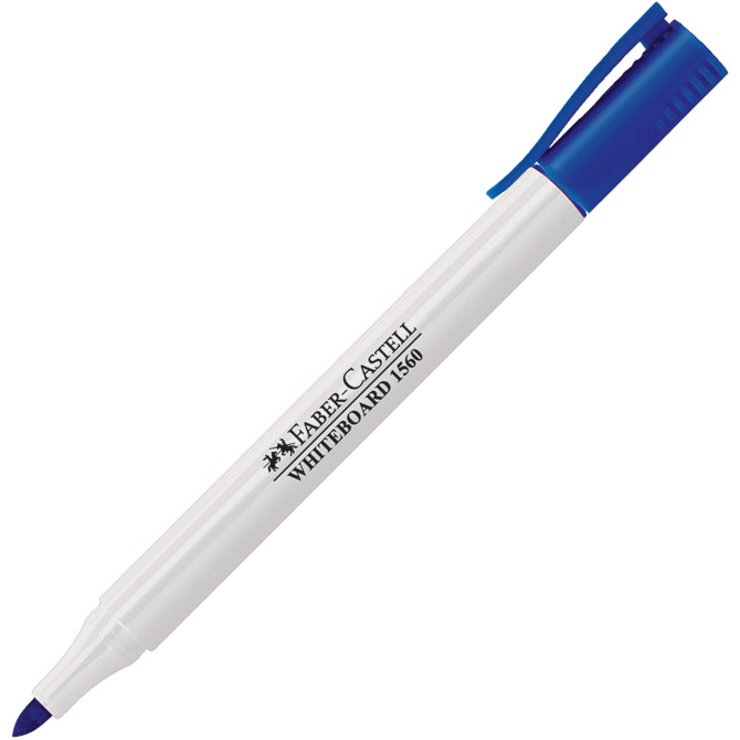 Marker za bijelu ploču 2mm Slim 1560 Faber Castell 156051 plavi!!