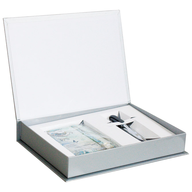 Set poklon notes Lanybook  9x14cm Ultimate Spirit crte sivo/plavi+olovka kemijska N`ice Faber Cast antracit!!