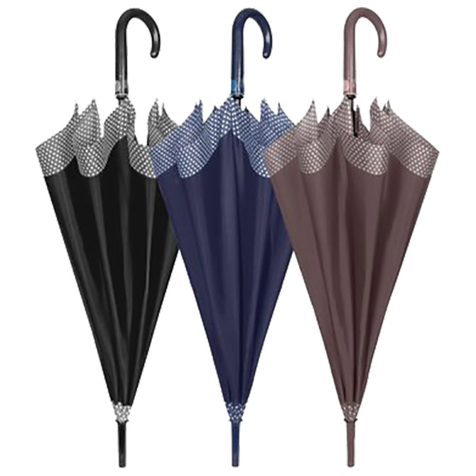 Kišobran automatik s plastičnom ručkom Time Perletti 25994 sortirano-točkice!!