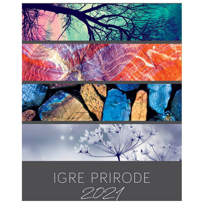 Kalendar "Igre prirode 2025" 13 listova, spirala