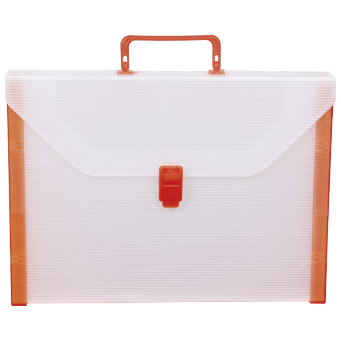 Torba-kofer pp-tvrdi  380x270x50mm sa fluo stranicama Dispaco TC385 bijela!!