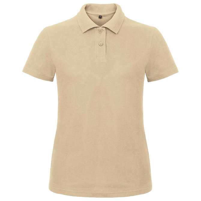 Majica kratki rukavi polo B&C ID.001/women 180g boja pijeska L!!