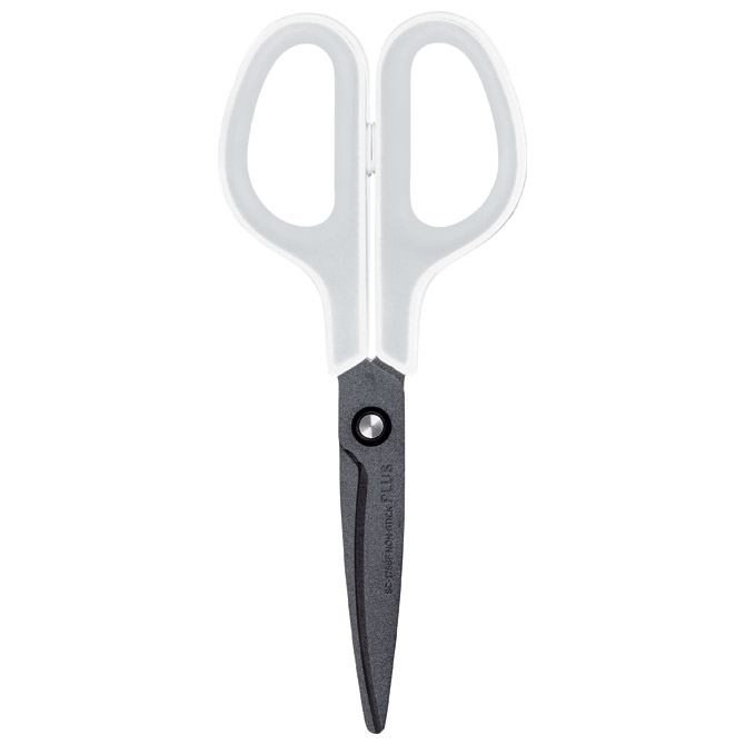 Škare uredske 17,5 cm premazane fluorom Fitcut Curve SC-175SF Plus.35056 bijelo/sive blister