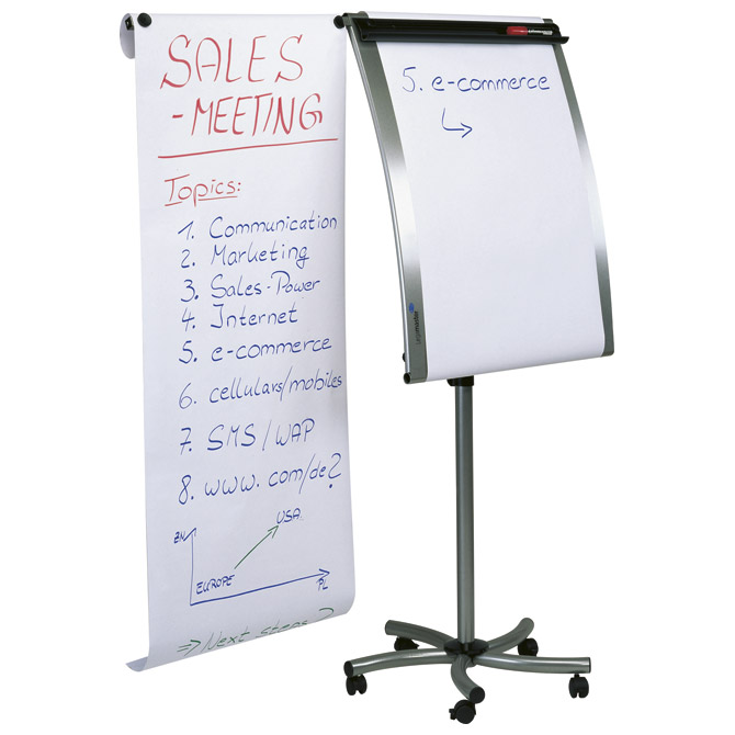 Stalak flipchart pomični 73x102cm Silvertec Mobile Legamaster