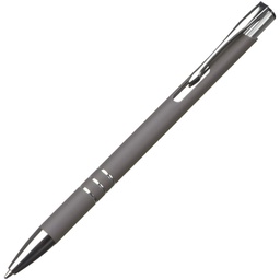 [900004300] Olovka kemijska metalna gumirana slim New Jersey siva