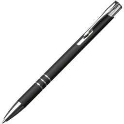 [900004301] Olovka kemijska metalna gumirana slim New Jersey crna
