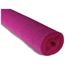 [000027051] Papir krep 180g 50x250 cm Cartotecnica Rossi 572 fuksija