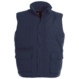 [900004595] Prsluk zip unisex B&C Bodywarmer Explorer tamno plavi L