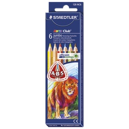 [000035007] Boje drvene   6boja Noris jumbo Staedtler 128NC6 blister!!