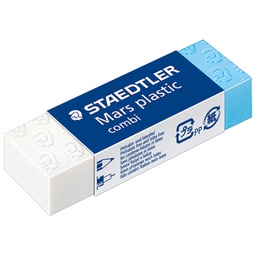 [000035053] Gumica Mars plastic combi Staedtler 526508 bijela/plava-KOMAD