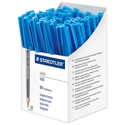 [000035120] Olovka kemijska Stick 430 M Staedtler 430 M-3CP5 plava-KOMAD (prodaja na pakiranje od 50kom)