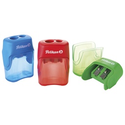 [000035224] Šiljilo pvc s pvc kutijom 2rupe Pelikan 700238 sortirano