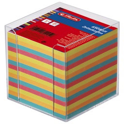 [000035278] Blok kocka pvc  9x9x9 cm s papirom u boji Herlitz 1600253