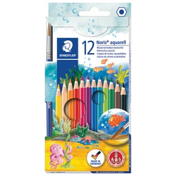 [000035418] Boje drvene-vodene  12boja Noris Aquarell Staedtler 144 10NC12 blister